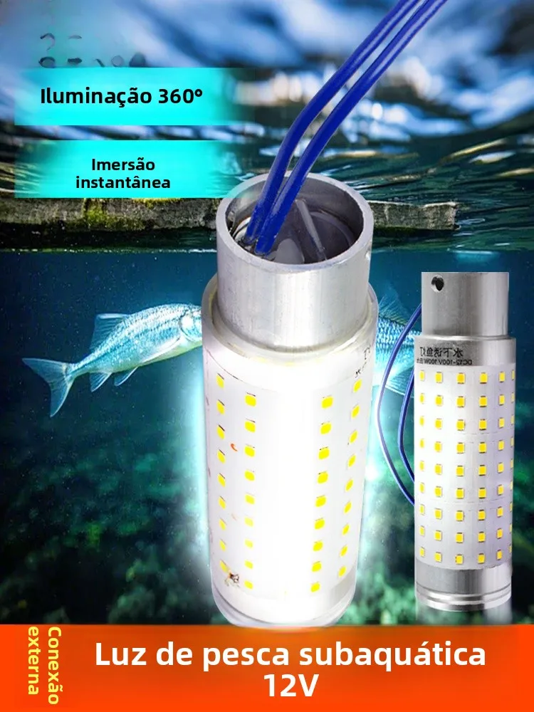 超高輝度-2v-led-魚誘引ライト水中ネット釣りランプ防水釣り具超軽量ポータブル釣りランプ