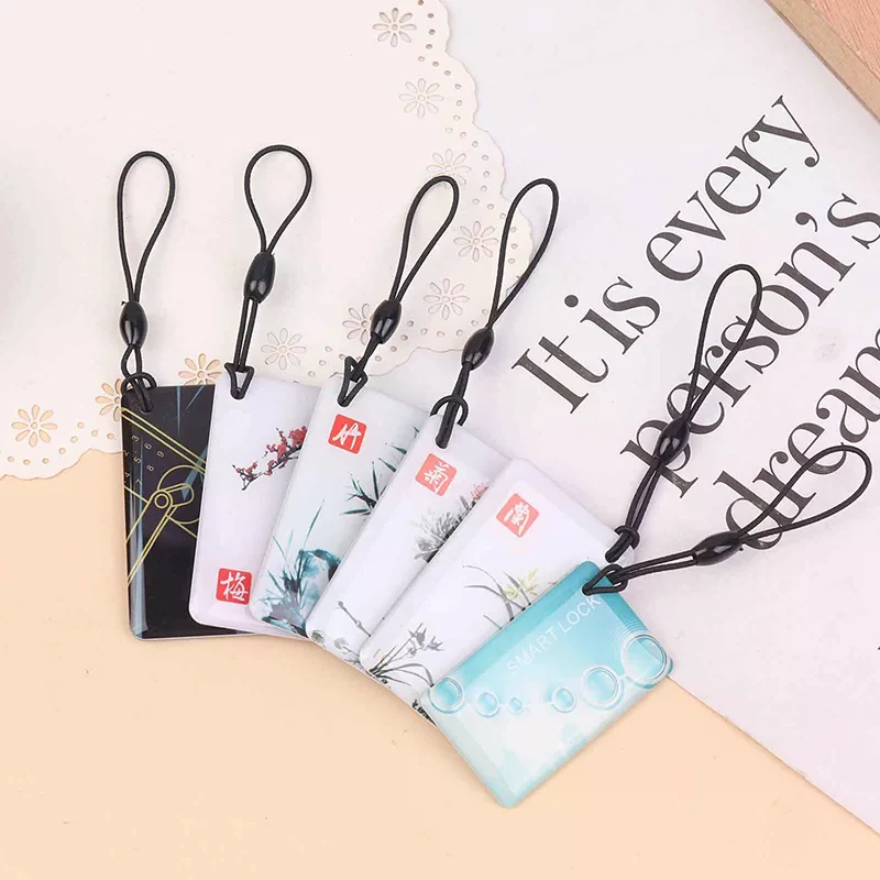 10Pcs 13.56Mhz IC Card TTlock BLE Electronic Smart Door Lock Card Digital Smart Fingerprint Locks Unlock Small RFID Card