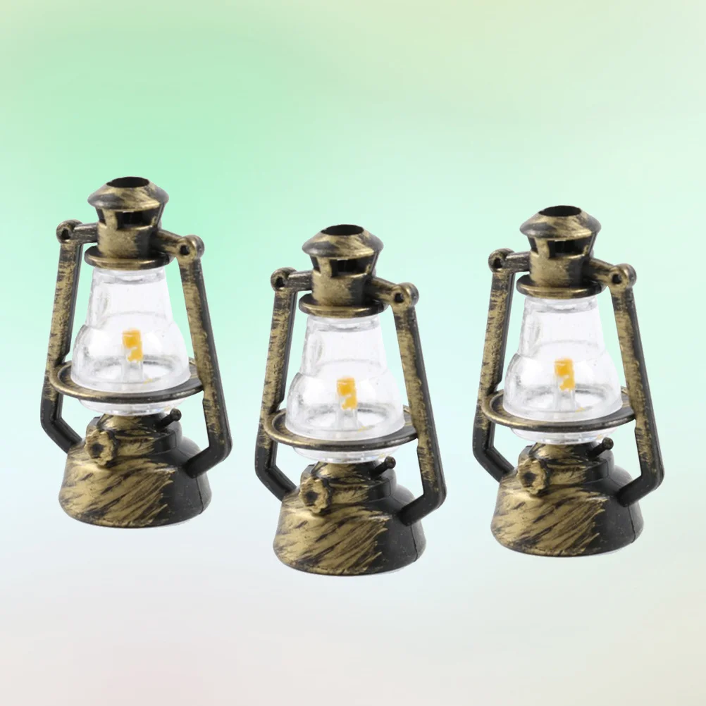 

6pcs Retro Lamp Prop Portable Light Decoration Light Desktop Ornament for Home Bedroom