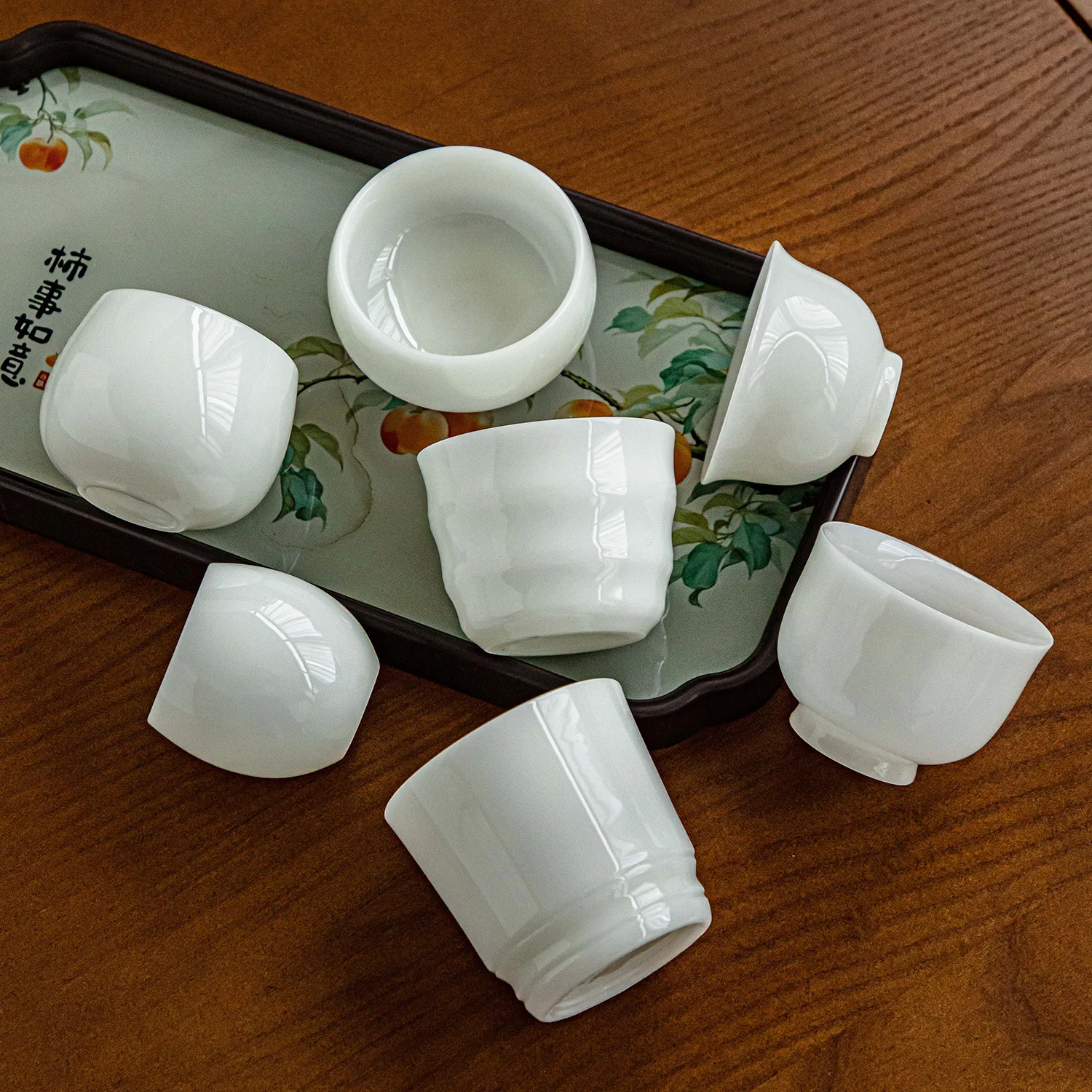 Ice Jade Master Cup Mutton Fat Jade Kung Fu Tea Set Tea Cup Personal Single Cup Teacup