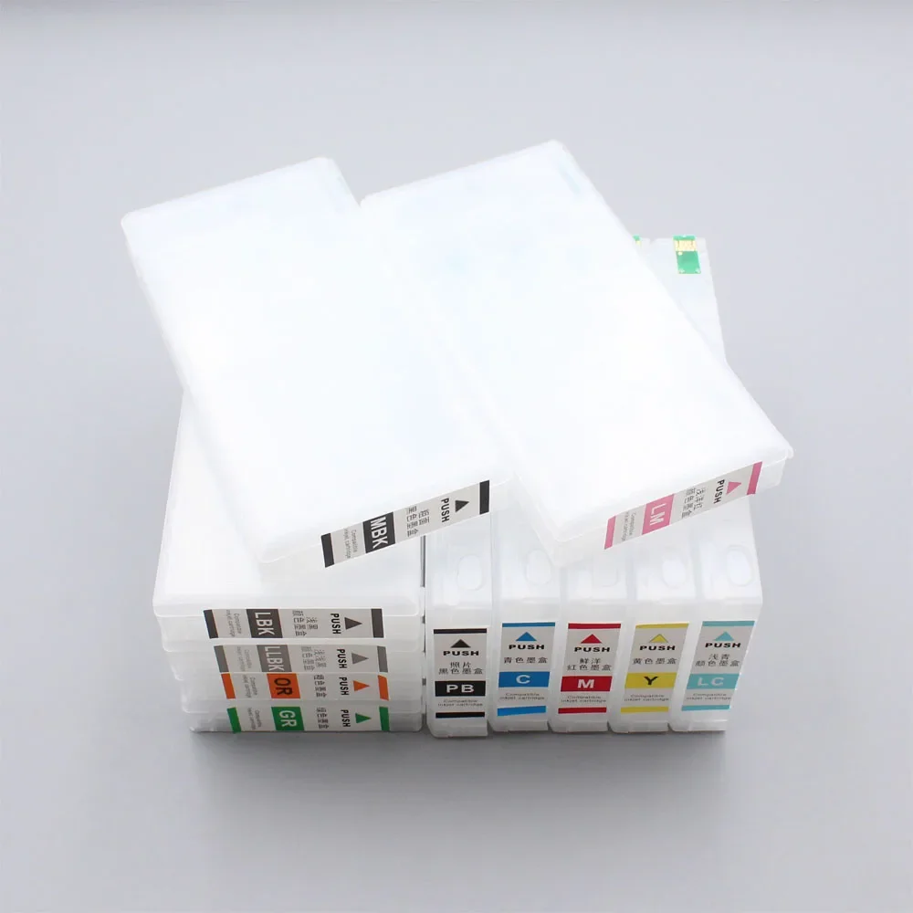 

11 Color 275 ml T9131-T9139 T913A T913B T913D Empty Refill cartridge with chip compatible for Epson surecolor P5000 printer