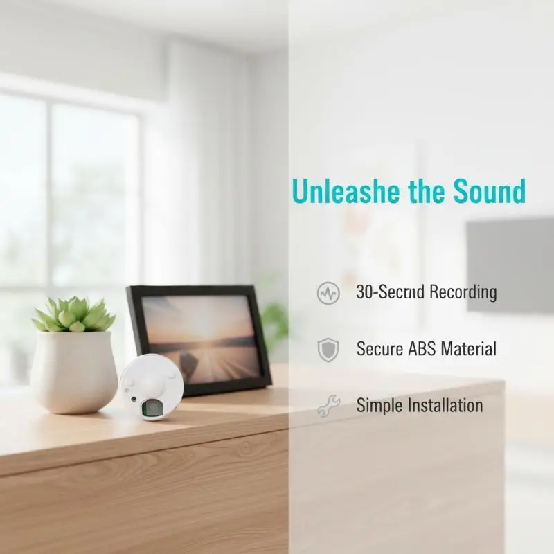 30 Seconds Stuffed Bear Voice Box Recordable Sound Module Baby Plush Toy Voice Recorder Device DIY Voice Message Recorder