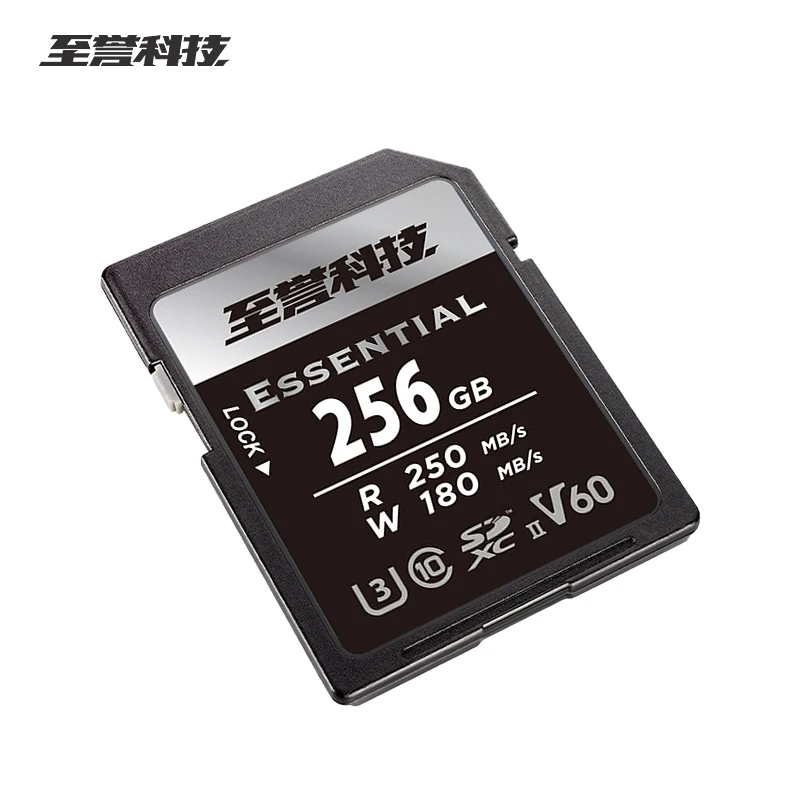 Exascend SDXC Memory Card V60 U3 C10 USH-II Essential 128GB 512GB Read up to 250MB/S Flash Memory Card 100% Original SD Card