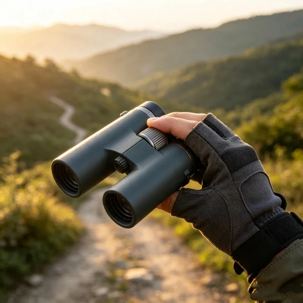 ED Binoculars 12X42 High Definition Wide Angle Large Prism Low Light Night Vision For Bird Watching Bee Finding Moon Viewing