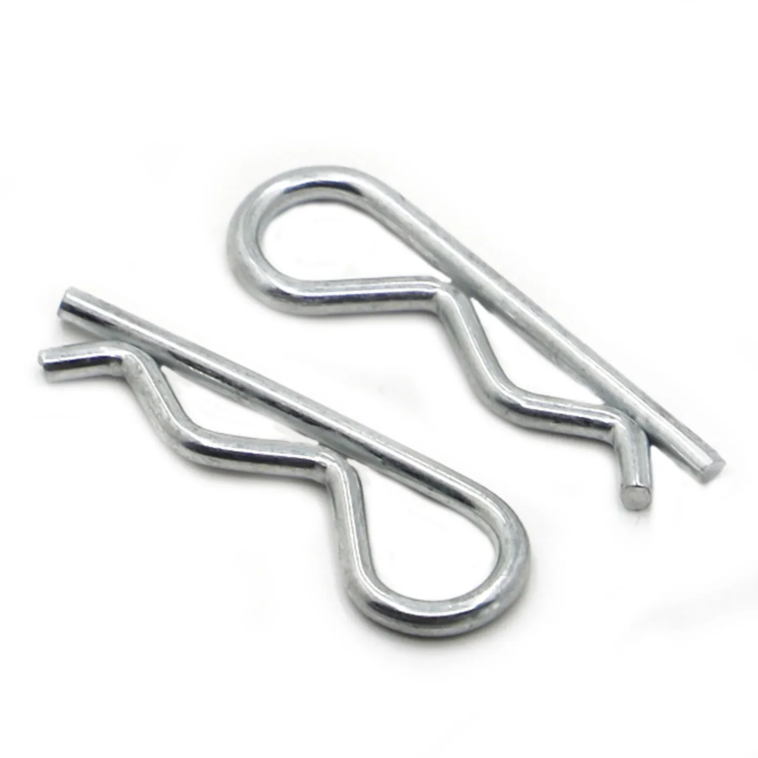 

M1 M1.2 M1.6 M1.8 M2 M2.5 M3 M3.5 M4 M5 Galvanized Steel R Shaped Spring Cotter Clip Pin Fastener Hardware for Repairing Car