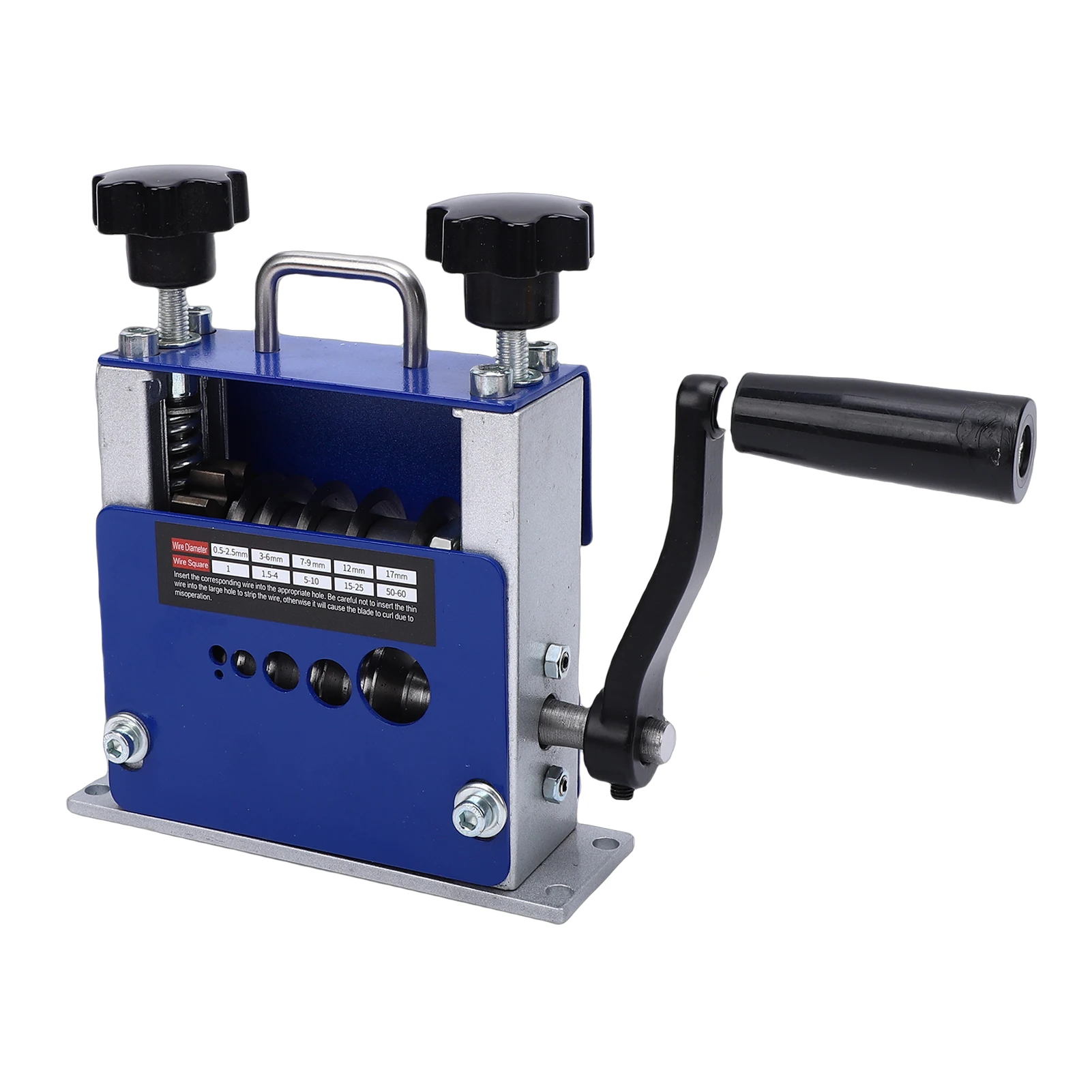 Wire Stripping Machine Hand Crank Or Drill Powered Electrical Wire Stripper for 3.5mm 7mm 9mm 12mm 17mm Cables