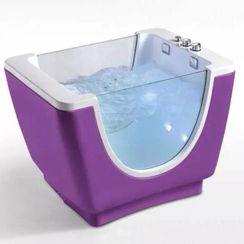 colour acrylic children kids small spa bathtubs air bubble massage whirlpool baby bath tub