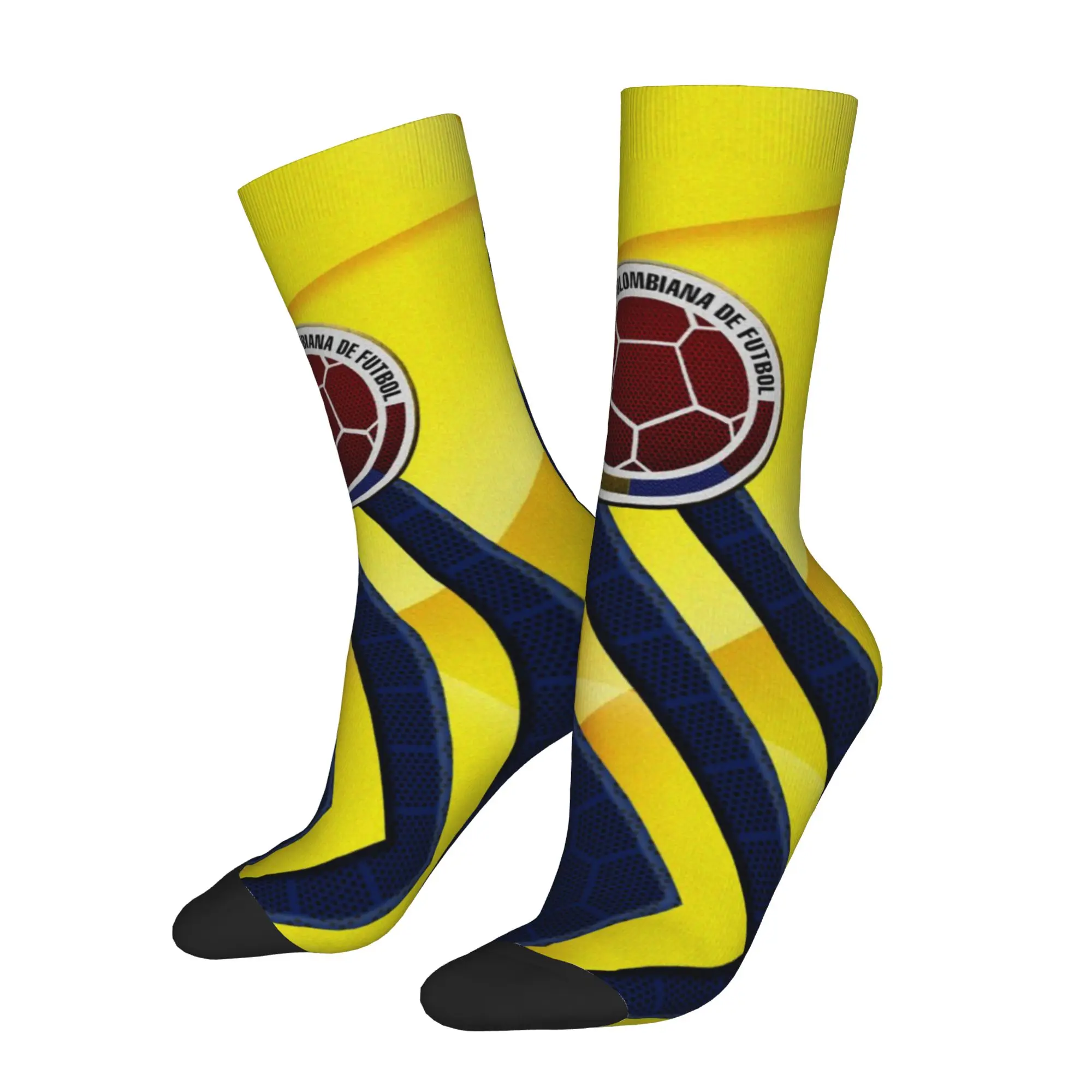Hip Hop Retro Colombia Crazy Men's compression Socks Unisex  Harajuku Pattern Printed Funny Sock Match Day Essentials