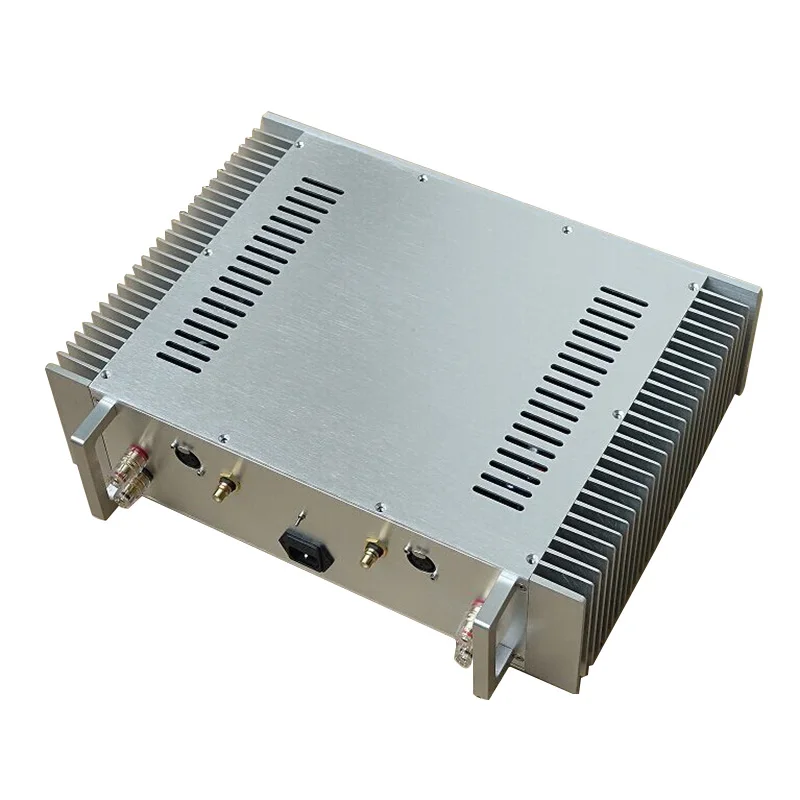 Telaio per amplificatore di potenza interamente in alluminio da 430 * 310 * 120 mm con dissipatore di calore Custodia per amplificatore audio fai da te Shell