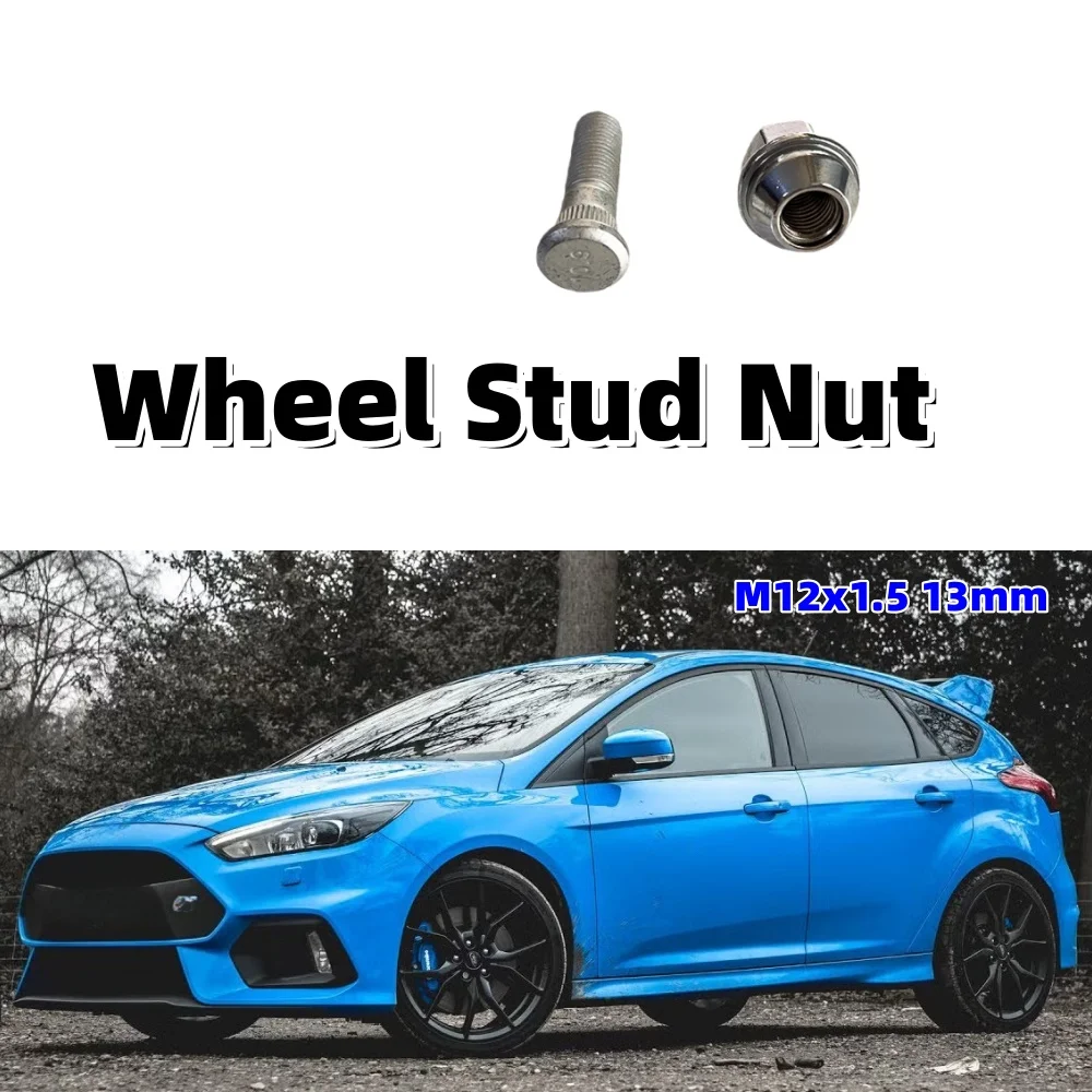 

Car Wheel Stud Nut M12x1.5 13mm Car Wheels Tires Parts Tire Accessories For Ford Spline Fiesta St Rs Focus Mondeo Solid