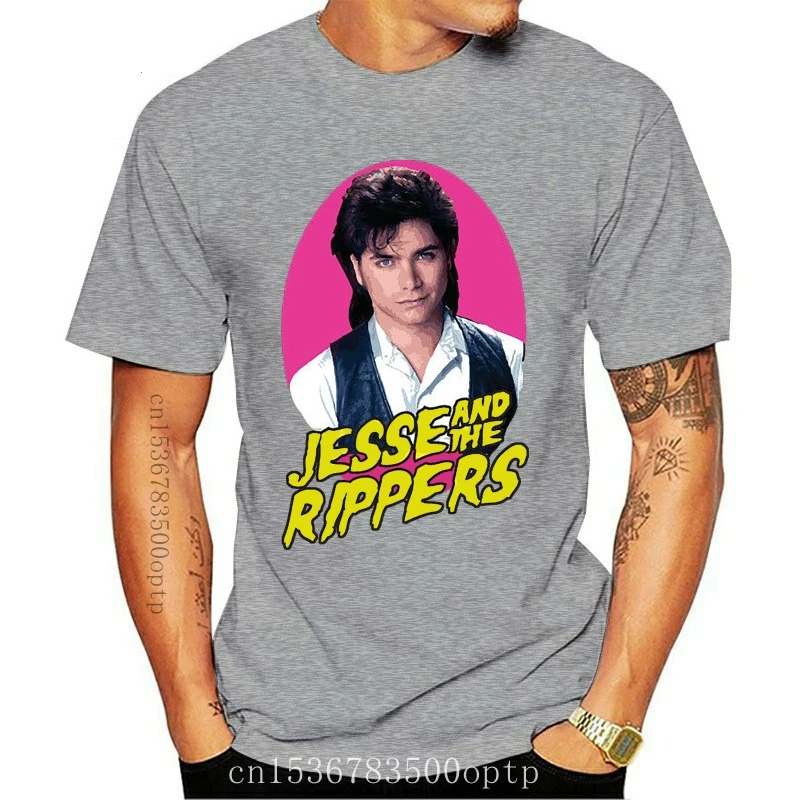 New Full House Uncle Jesse  Jesse and the Rippers T-shirt DVD shirt