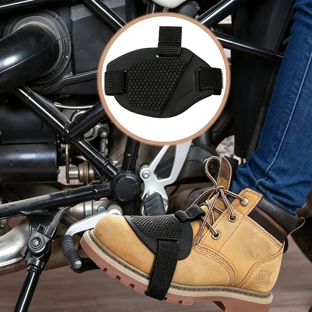 Motorcycle Shift Shoe Protector Pad Honeycomb Anti-slip Riding Gear Motorbike Foot Lever Shoe Cover