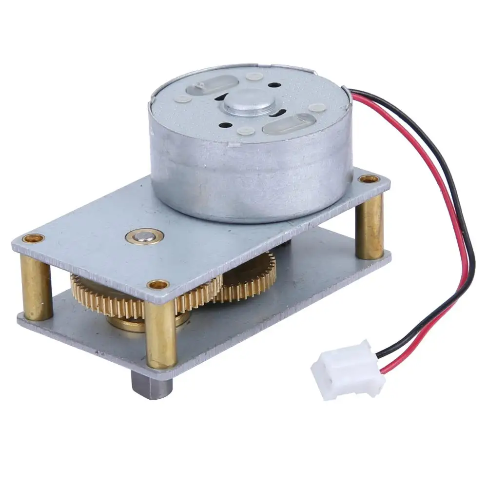 3-12V DC Reversible Metal Gear Box Motor 27RPM Speed Reduction Zone Valve Electric Motor