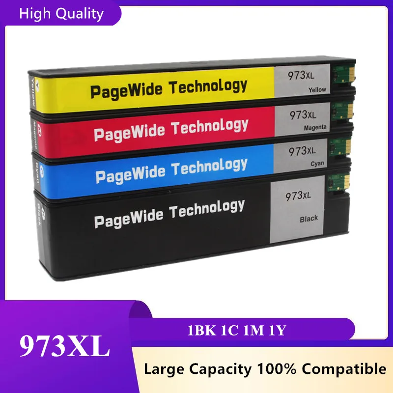 Compatible For HP 973 973X 973XL Ink Cartridge With Pigment Ink 352dw 377dw 452dn 452dw 477dn 477dw 552dw Printer