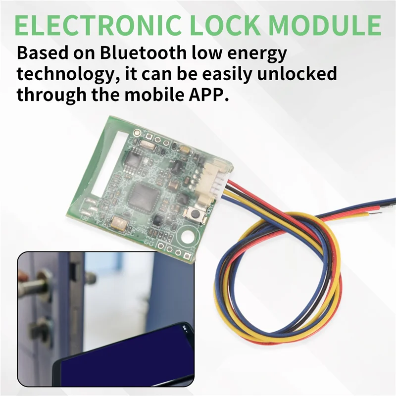 PHILE-4.5-10V BLE5.0 Smart Switch Electronic Lock Module For TTLOCK APP Work With Gateway G2 For Alexa / Google Home