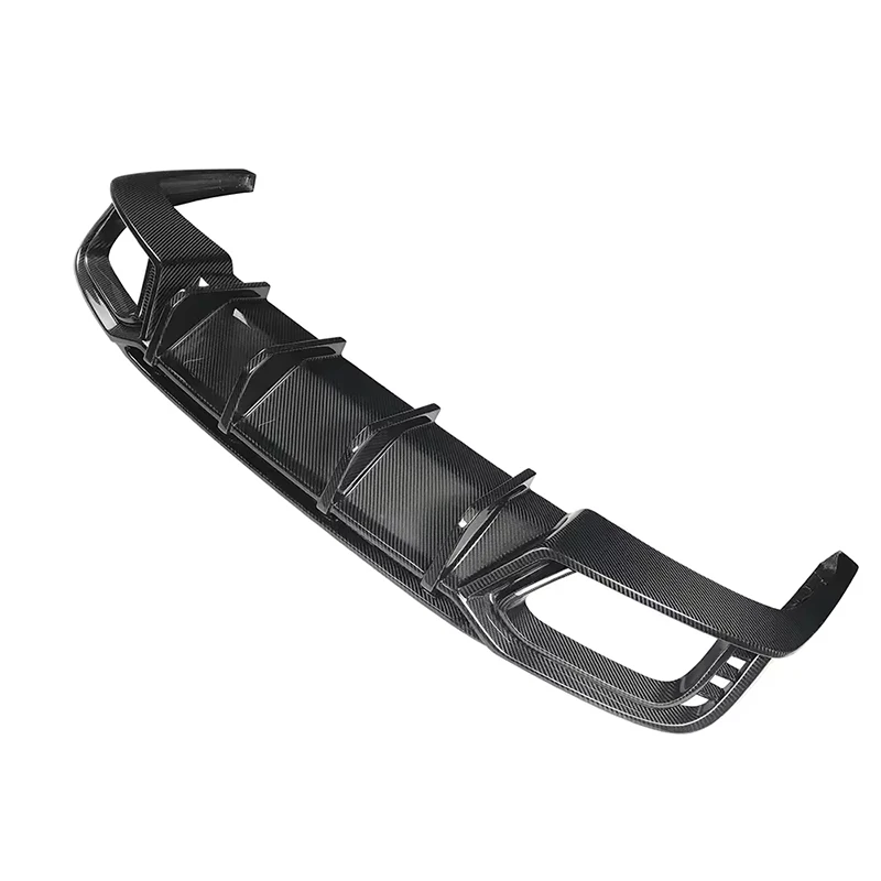 New Style Dry Carbon Fiber Car Parts Rear Diffuser Lip for Audi 2019 S4 B10, Ture Factory Fitment