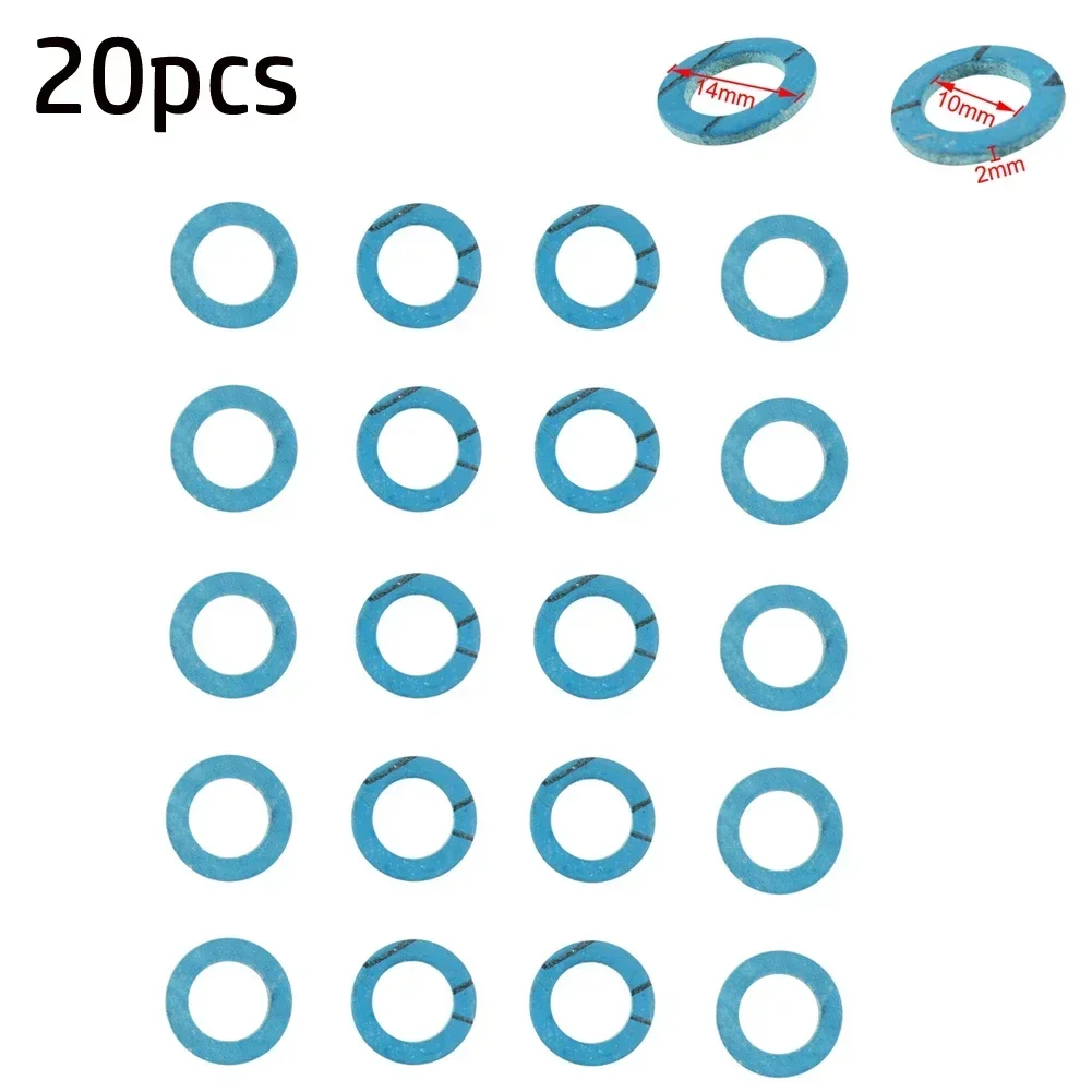 20x Plastic Blue Drain Screw Gasket Accessories For Vehicles For Marine For MerCruiser 12-19183-3 18-2244 Car Tools