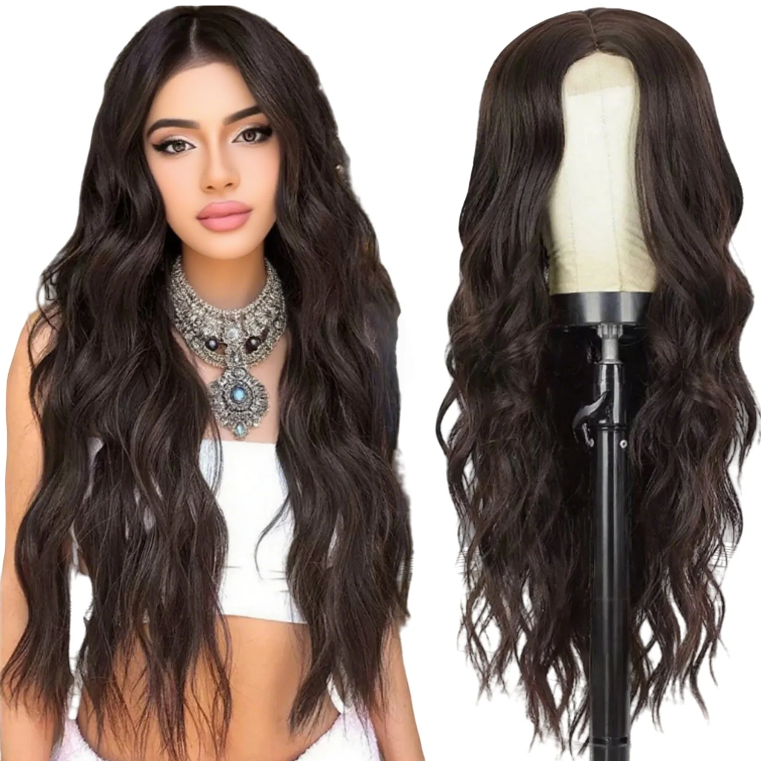 Рисунок 2 - 26-дюймовый синтетический парик спереди