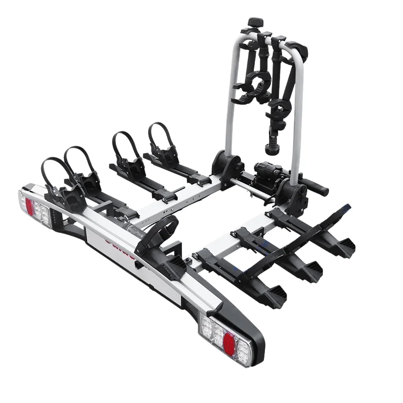 High Quality Aluminum Alloy Bicycle Storage 3 to 4 Bicycles SUV Car Rear Hook Trailer Bicycle Rack