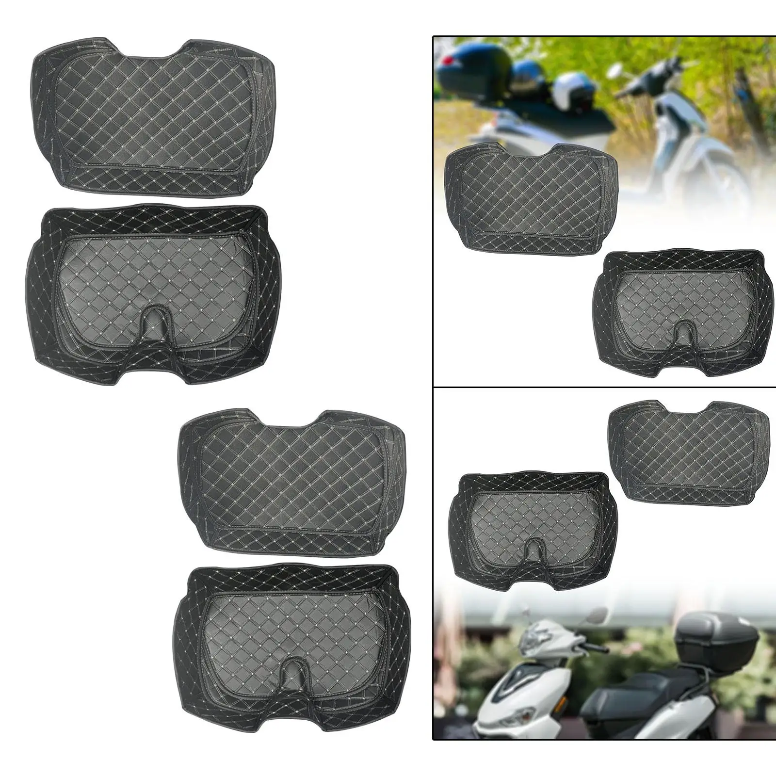 Motorrad Hinten Top Box Liner Pad, Ersetzen Leichte Innen Zubehör,