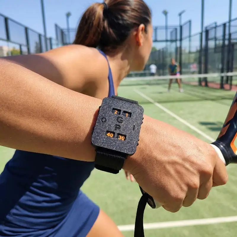 Adjustable Cricket Tennis Paddle Score Tracker Wristband  Scoring Device for Players and CoachesHot Sale