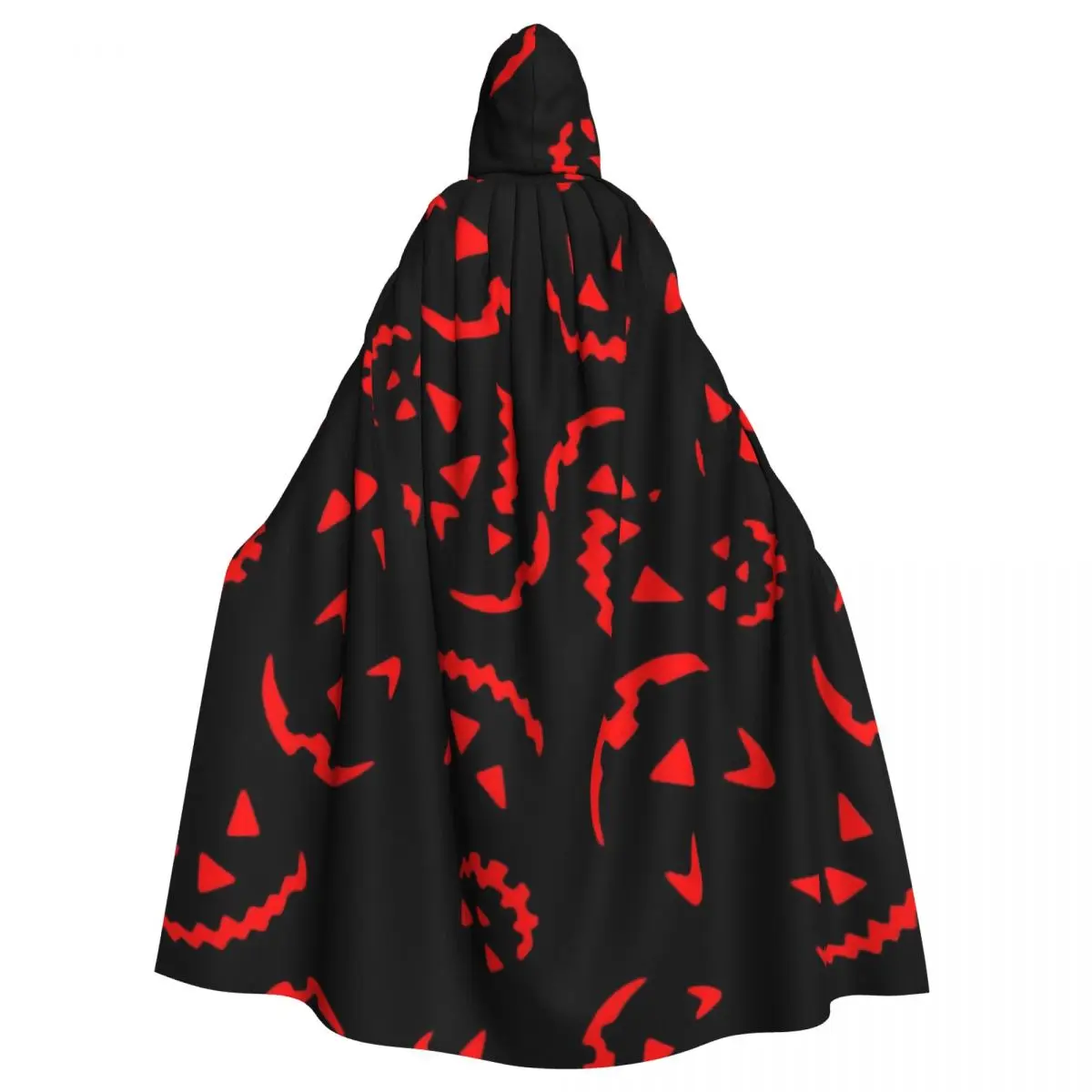 Horror Pumpkin Bat Halloween Hooded Cloak Aldult Cape Cosplay Costume Party Accessory