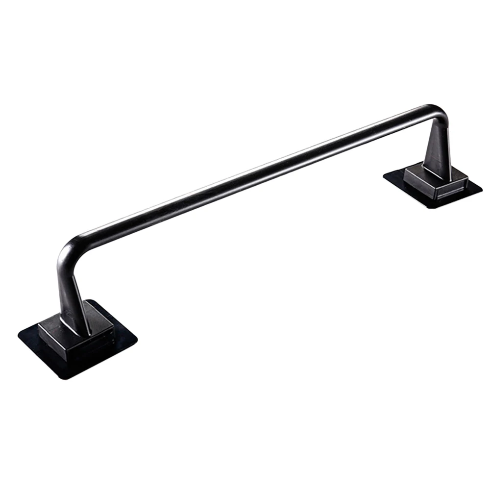 

Plastic 34 Cm Black White Towel Rack Lightweight Sturdy PP Waterproof Adhesive Bathroom Kitchen Tile Mirror Ceramics