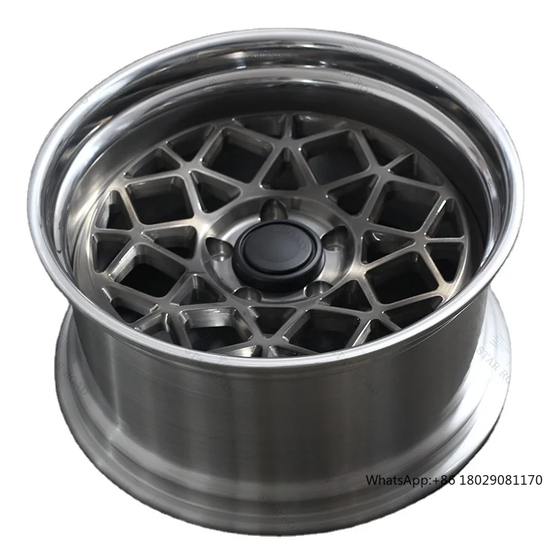 

RCSR High Quality 2 Pieces Aluminum Alloy Forged Rim Custom Deep Dish Concave Passenger Car Wheel 8J for Benz BMW Audi Porsche