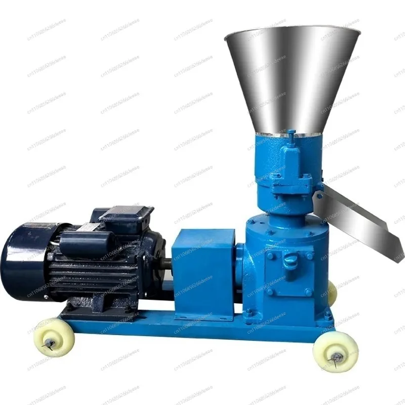 220V/380V 100-200kg/h Pellet Mill Multi-function Feed Pellet Making Machine Household Animal Feed Granulator KL-125/150
