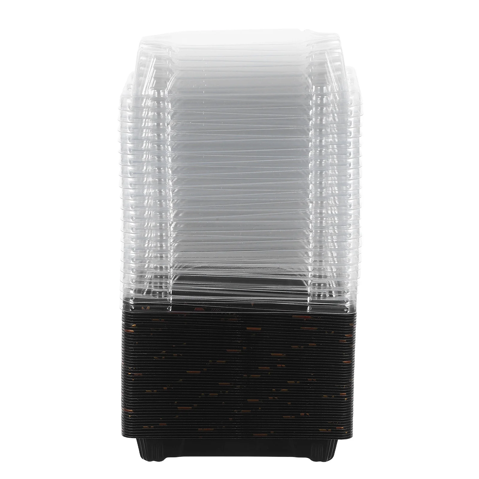 

50Pcs Disposable Sushi Boxes Eco Friendly No Smell Perfect for Dinner Party Favors Lunches Carry Out Packing Boxes