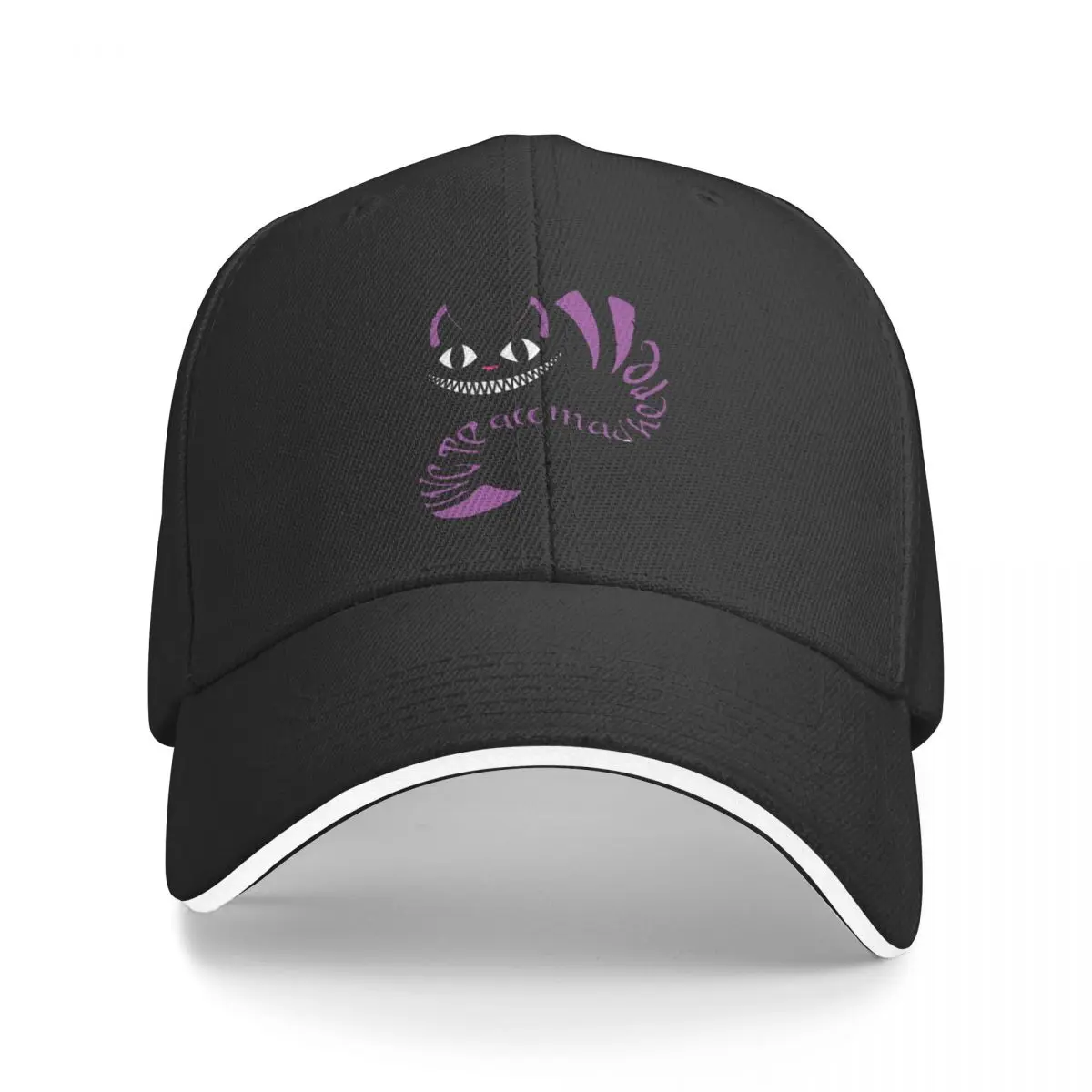 We're All Mad Here Baseball Cap sun hat Fishing cap New In The Hat Sunhat Sun Hats For Women Men's