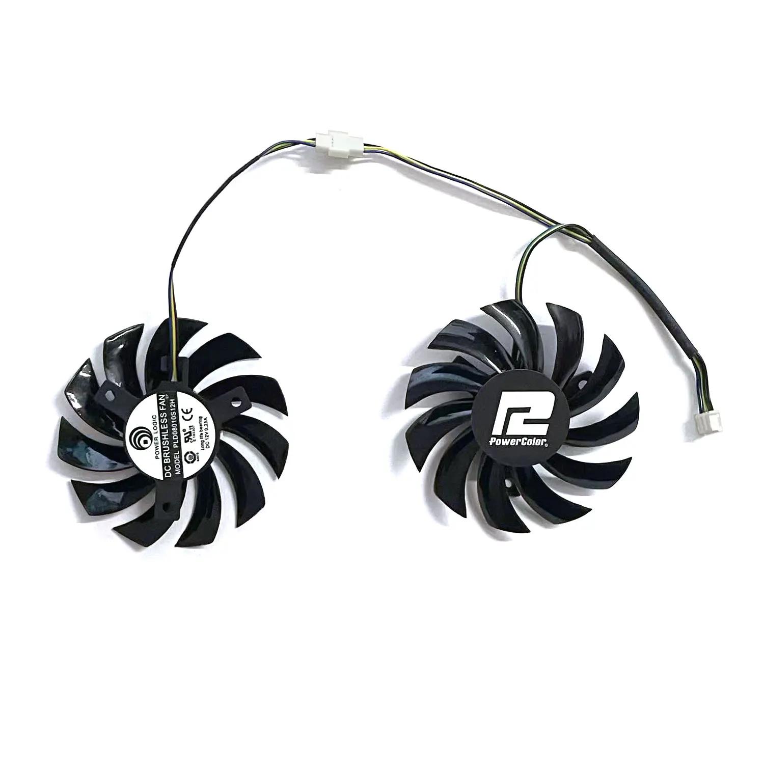 Brandneuer 75 mm 4PIN RX6500XT GPU-Lüfter für Powercolor Radeon Rx6500xt 4 GB Fighter OC Grafikkarte