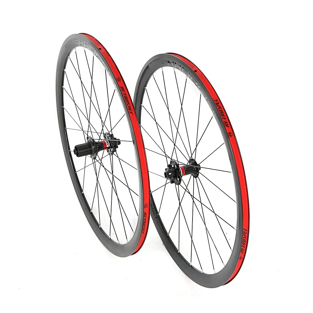 TWITTER aluminum alloy road bike rim RS-R402disc brake 700C side pull spoke front 24rear 24round bar Peilin hub 36knife wheelset