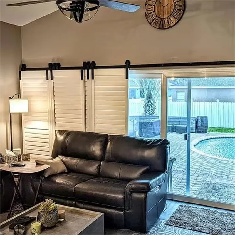 Wooden Blinds for Window Hotel Wooden Plantation Shutters Pvc Materials Plantation Shutters for Summer House