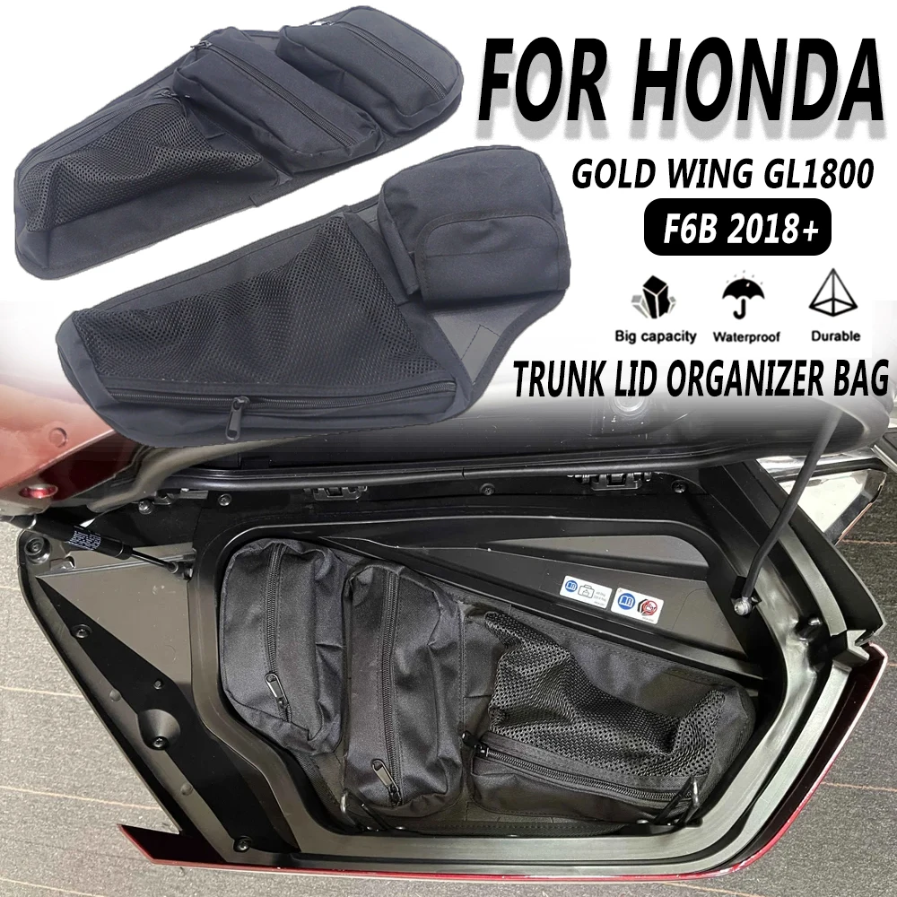 

For HONDA Goldwing Tour DCT Airbag 1800 F6B GL1800 2018 2019 2020 2021 Motorcycle Trunk Lid Organizer Bag Tool Bags Case