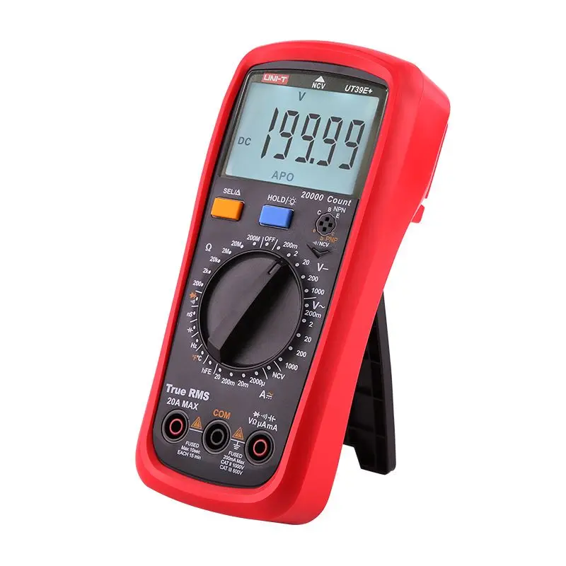 UNI-T UT39E+ Digital Multimeter Uni t 20A 1000V AC DC Handheld Multimetro Ture Rms Tester With 2000μF Capactitance Meausement