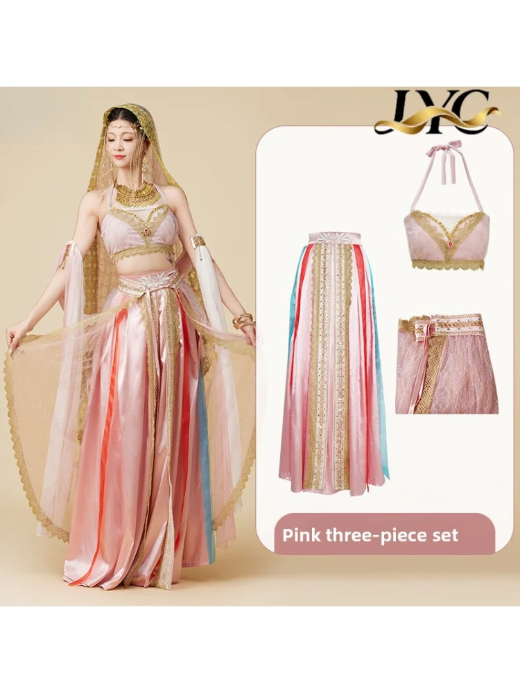 Dunhuang Feitian Dance Costume Western Princess Ancient Style Exotic Indian Desert Dance Outfit