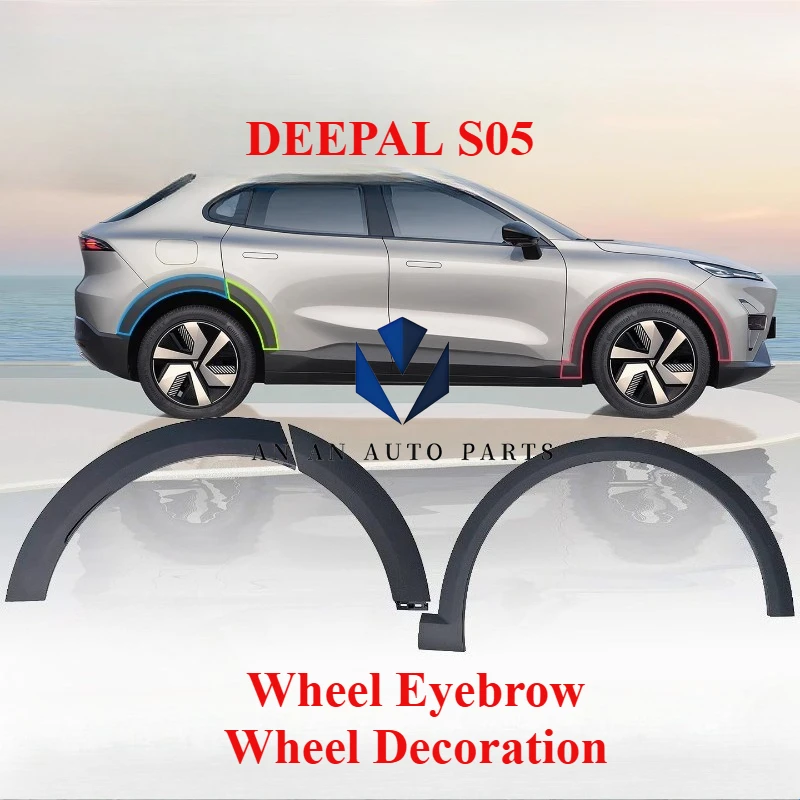 Original Front Rear Wheel Eyebrow Wheel Anti Scratch Strip Decorative Strips for CHANGAN DEEPAL S05