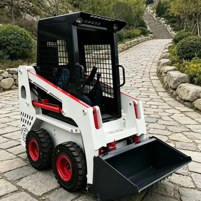 

Customized skid steer loader, multifunctional loader, preferred ride-on skid steer loader, material handling skid steer loader