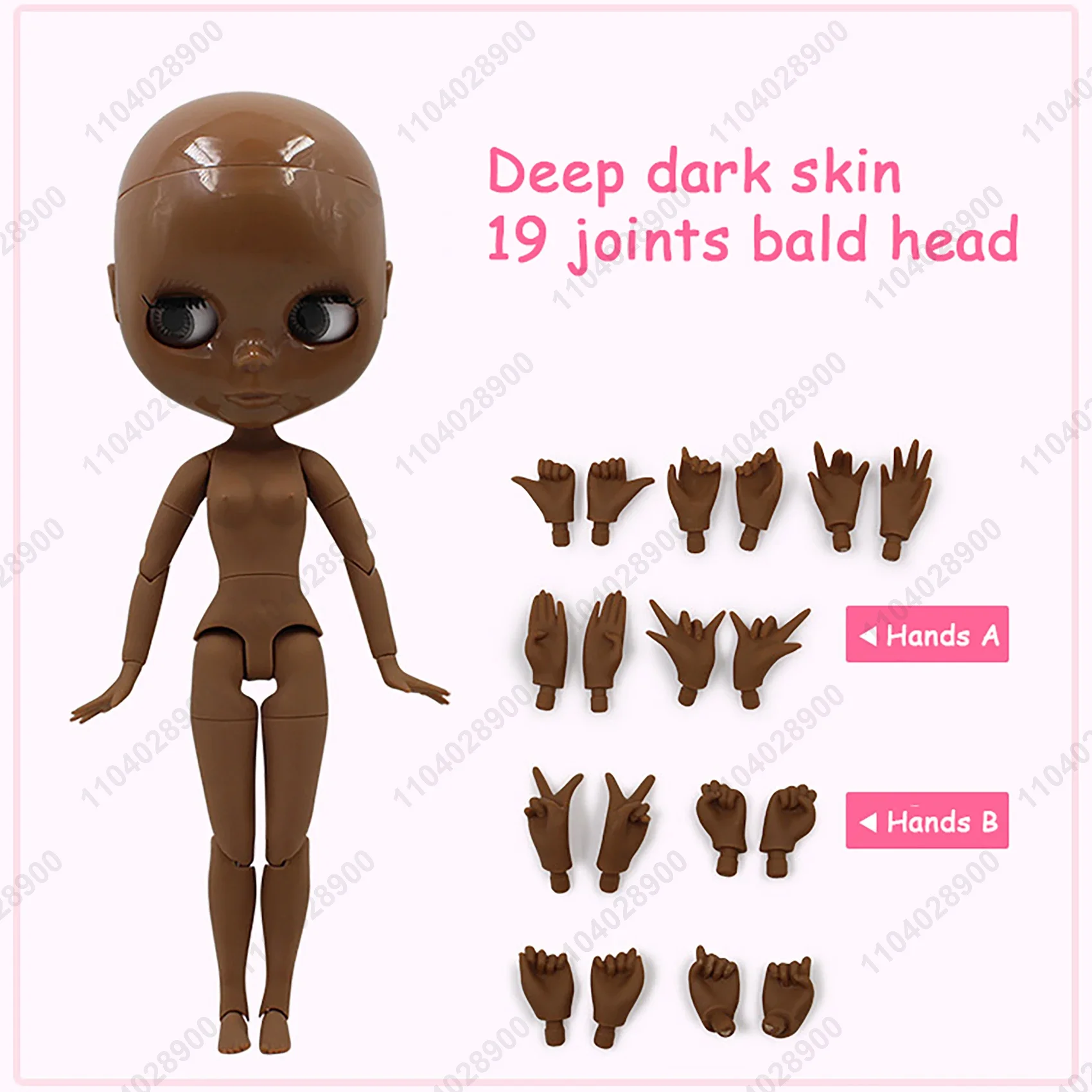 ICY DBS Blyth Doll 19 Joints 1/6 Body 30CM BJD Doll Body No Wig Bald Head No Make-up DIY Make Up Practice Costume Doll Gift