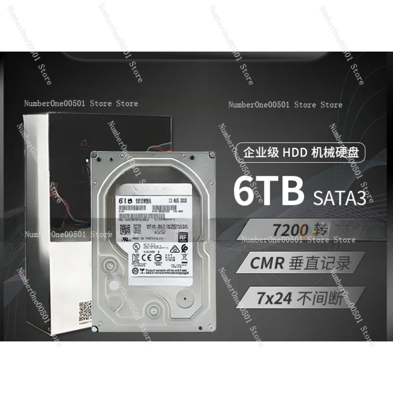 HUS726T6TALE6L4 6T Enterprise NAS3.5 Hard Drive 7.2k 256MB 6TB