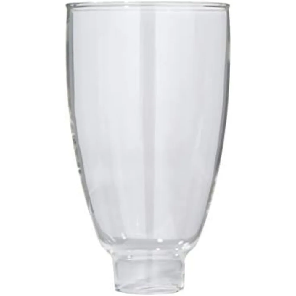 Large Clear Glass Colonial Style Lamp Shade 10.375 Inch Height for Vintage Antique Globes