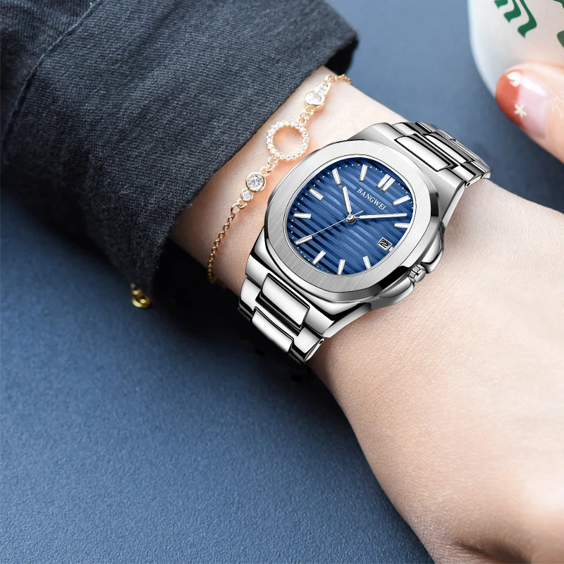 LIGE Luxury Fashion Woman Watch Elegant Business Waterproof Luminous Ladies Watches for Women Clock Steel Band Relogios Feminino