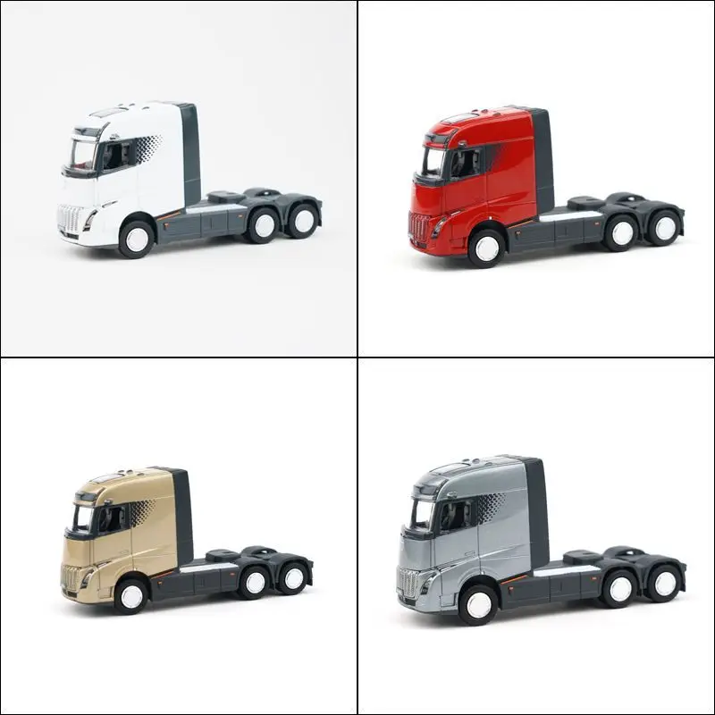 

XCARTOYS 1/64 Diecast Alloy Toy Geely Remote Xinghan H Civilian Cargo Truck Tractor Head Ornament by Tuoyi China