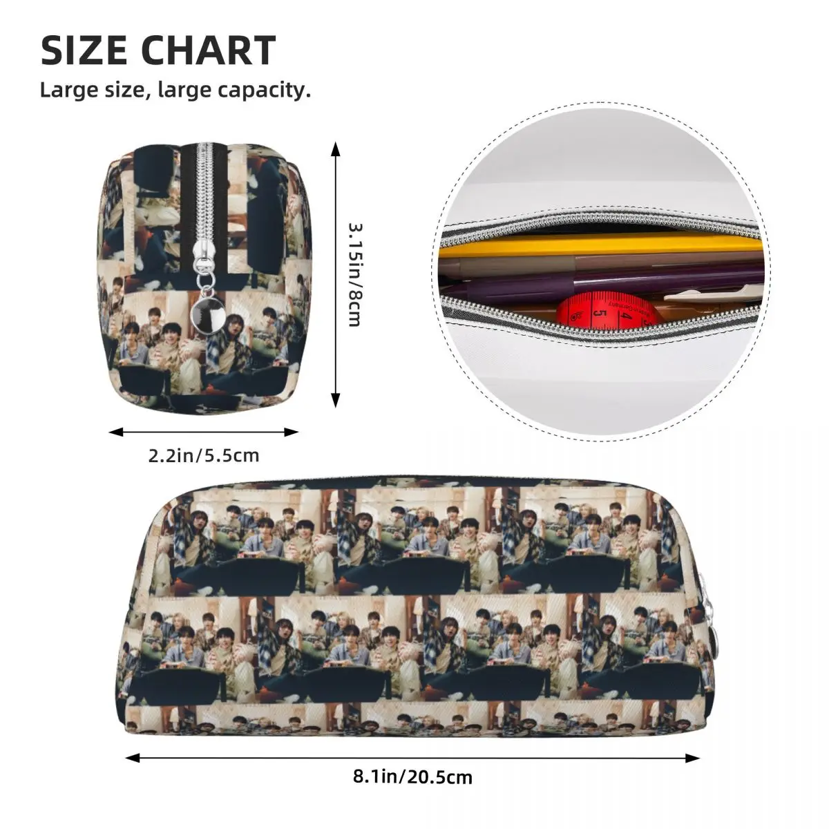 Boy Next Door KPOP Pencil Cases for Student Gifts Pen Box Pencil Bag Pencil Pouch Pen Holder - view 3