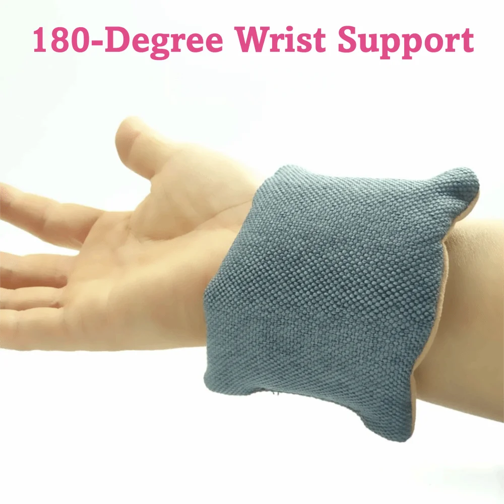 Easy Clean Ergonomic Wrist Rest Comfort Touch Cloth Mouse Cushion Thick Anti Slip Mouse Pillow Daily