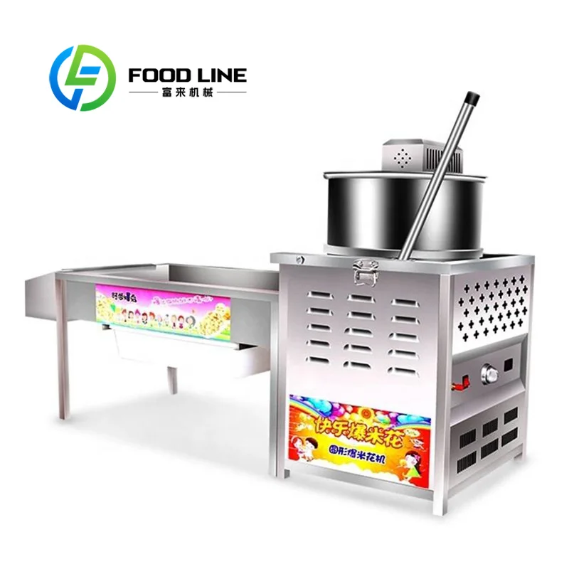 Caramel Popcorn Making Machine Smooth Stirring Structure Ensures Uniform Caramel Wrap On Every Kernel For Small Bakery
