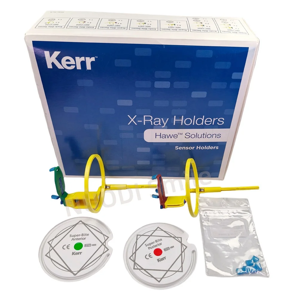

1Box Kerr Hawe Super-Bite 2800 Dental X-Ray Sensor Holders with Ring RVG Sensor Holder Positioner for Anterior & Posterior Teeth