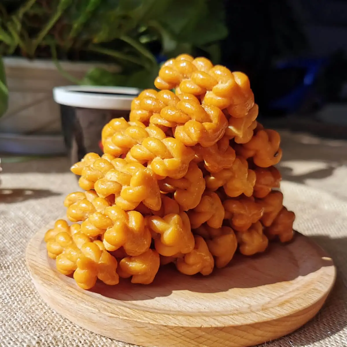 [6 عبوات] عجينة صغيرة مقلية بنكهة العسل من LZ - 17.6 أونصة لكل منها، معالجة الوجبات الخفيفة المقرمشة