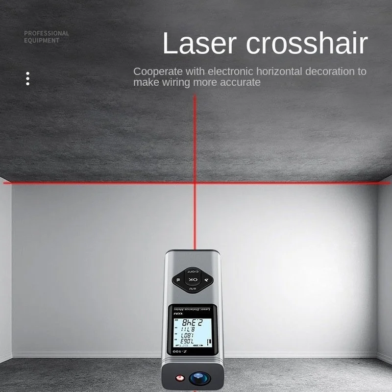 DT16 Digital Laser Rangefinder 100M Laser Distance Meter CAD Electronic Ruler Tape Measure Tool